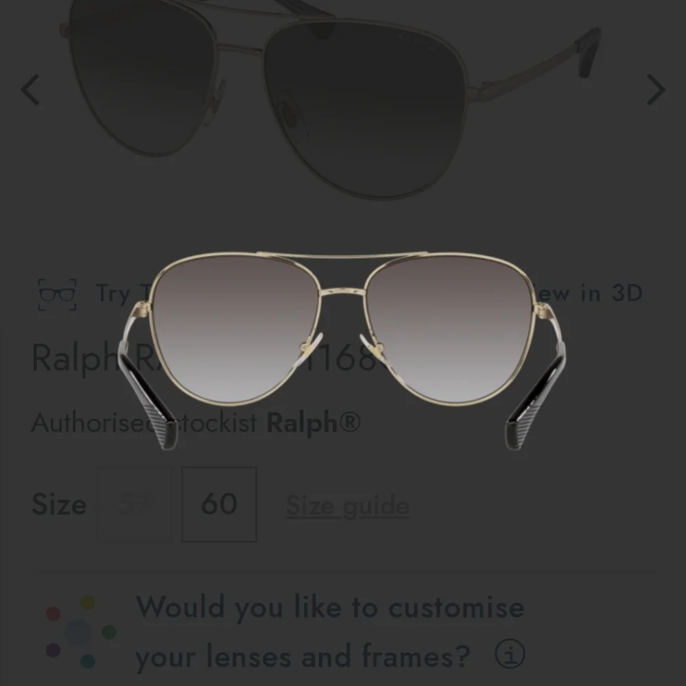NWT Unisex Ralph Lauren RA4139 9116/8G Aviator Sunglasses